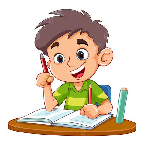 nagsusulat clipart|Student Writing PNG .